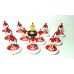 Subbuteo Andrew Table Soccer SC Internacional Porto Alegre 2017-18 on WSB Professional Bases